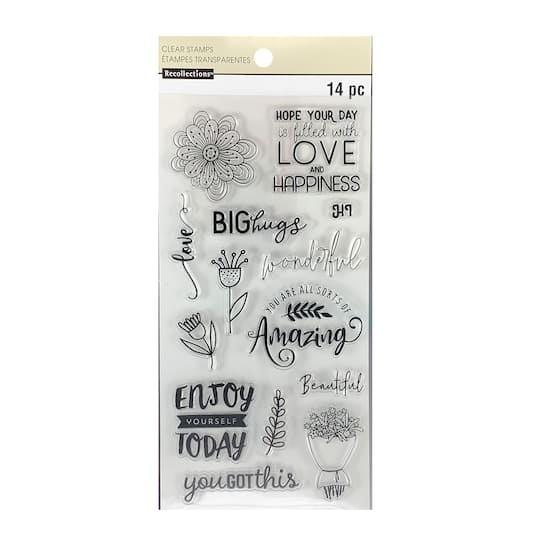 Enjoy Yourself Clear Stamp Set by Recollections&#x2122;
